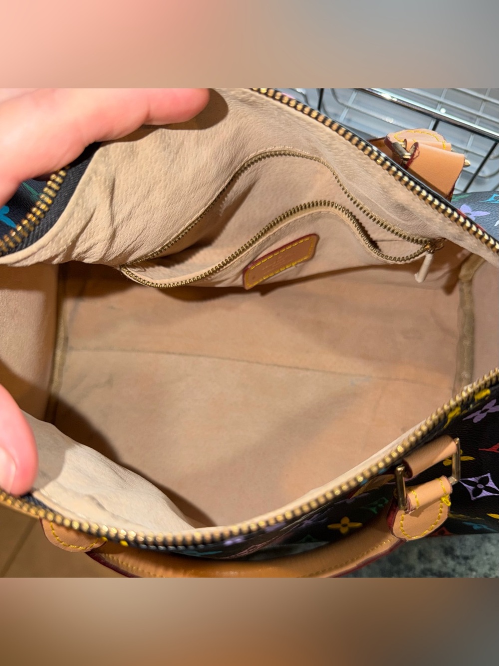 Colorful fun rainbow speedy style round purse MAKE AN OFFER! - Picture 6 of 8